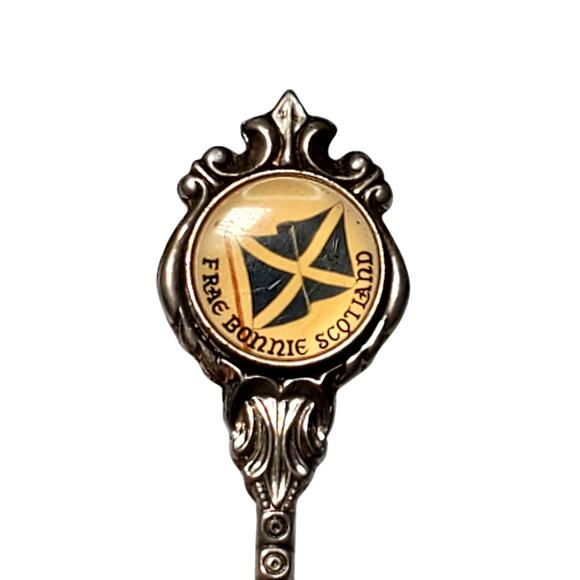 Stuart Silverplated Frae Bonnie Scotland Vintage Souvenir Spoon Collectible 4" - Picture 3 of 6